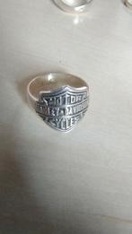 Harley Davidson motorcycles ring maat 23 zilveren 925, Sieraden, Tassen en Uiterlijk, Ringen, 20 of groter, IJzer of Staal, Heer