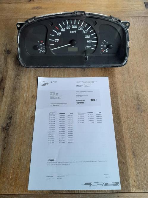 Kilometerteller/Tellerunit/Klokunit Opel Agila, Auto-onderdelen, Dashboard en Schakelaars, Opel, Gebruikt, Verzenden