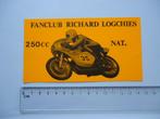 sticker Motorrace vintage richard Logchies racing suzuki, Verzamelen, Stickers, Overige typen, Zo goed als nieuw, Verzenden