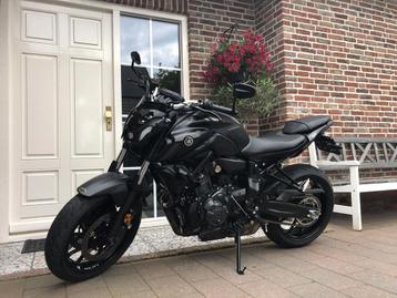 YAMAHA MT-07 ABS 54kw mt07 mt-07 (bj 2021) yamaha 2130km!!! beschikbaar voor biedingen