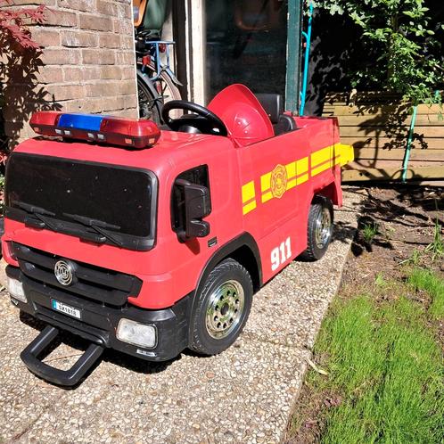 Electrisch bestuurbaar brandweerauto, Kinderen en Baby's, Speelgoed | Buiten | Accuvoertuigen, Ophalen