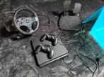 Playstation 4, stuur, pedalen en 2 controllers, Ophalen of Verzenden, Zo goed als nieuw, Controller, PlayStation 1