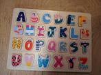 Puzzel van het alfabet, Ophalen, 10 tot 50 stukjes, Zo goed als nieuw, Van hout