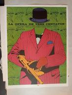 Rene Magritte stijl poster Cuba 1970, Verzamelen, Verzenden, Gebruikt, Rechthoekig Staand