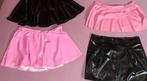 Latex mini rokjes maat S, Kleding | Dames, Ophalen of Verzenden, Zo goed als nieuw, Zwart, Boven de knie