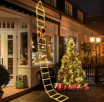Kerst ladder verlichting – sfeervolle kerstdecoratie 3 Meter beschikbaar voor biedingen