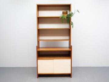 Vintage boekenkast teak Cadovius voor KLM system  beschikbaar voor biedingen