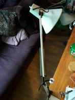 Vintage architecten bureaulamp wit, Huis en Inrichting, Lampen | Tafellampen, Gebruikt, Ophalen of Verzenden, Retro vintage, Metaal