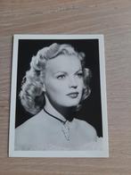 oud kleine filmsterren kaart June Haver, Warner Bros jr40-50, Ophalen of Verzenden, 1940 tot 1960, Ongelopen, Sterren en Beroemdheden