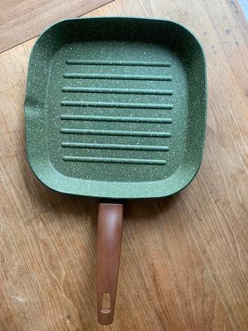 Zgan groene grillpan, TVS beschikbaar voor biedingen