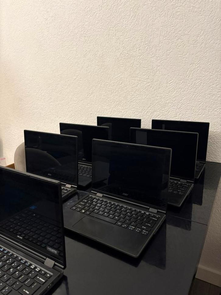 6x Acer TravelMate Spin B118 series, Computers en Software, Windows Laptops, Gebruikt, 11 inch, SSD, Minder dan 2 Ghz, 4 GB, Qwerty