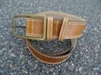 leren riem cognac 85 cm, Kleding | Dames, Riemen en Ceinturen, 3 tot 5 cm, Echt leder, Tailleriem, Ophalen of Verzenden