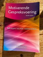 Motiverende Gespreksvoering - W. R. Miller & S. Rollnick, Boeken, Psychologie, Ophalen of Verzenden, Zo goed als nieuw, William R. Miller; Stephen Rollnick