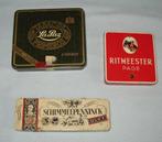 Oude sigarenblikken, Ophalen of Verzenden, Gebruikt, Tabaksdoos of Verpakking