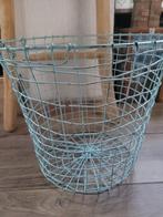 Stoere brocante draad mand ibiza kleurtje, Ophalen of Verzenden