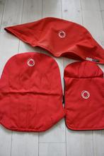 Bugaboo Cameleon bekledingset rood canvas, Ophalen of Verzenden, Gebruikt