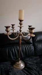 Zilveren Kandelaar met 5 Armen, Antiek en Kunst, Ophalen of Verzenden, Zilver