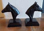 Paardenhoofdjes: boekensteunen/ decoratie 2x, Ophalen of Verzenden, Zo goed als nieuw, Beeldje of Figuurtje