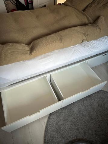 IKEA Nordli Bed 140x200 + Lattenbodem & Matras - afbeelding 7