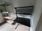 Ikea bureau, zwart en metaal, Ophalen, Gebruikt, Bureau