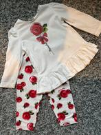Monnalisa setje maat 74, Kinderen en Baby's, Babykleding | Maat 74, Meisje, Ophalen of Verzenden, Zo goed als nieuw, Setje