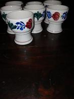 Boerenbont Boch eierdopjes - Set van 7, Overige typen, Ophalen of Verzenden, Zo goed als nieuw, Aardewerk