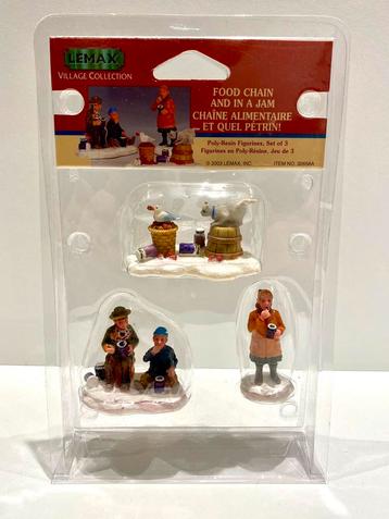 Lemax Food Chain And In A jam, set of 3 (32656A) (Very Rare) beschikbaar voor biedingen