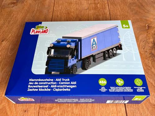 Aldi vrachtwagen met trailer oplegger, Playland past op Lego, Kinderen en Baby's, Speelgoed | Bouwstenen, Nieuw, Overige merken