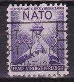 meeloper Europa USA 1952 MiNr. 627 gestempeld, Postzegels en Munten, Postzegels | Amerika, Verzenden, Noord-Amerika, Gestempeld