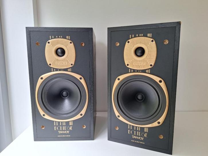 Vintage Tannoy Eclipse Speakers, Luidsprekers, Audio, Tv en Foto, Luidsprekers, Gebruikt, Front, Rear of Stereo speakers, 60 tot 120 watt