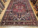 Vintage handgeknoopt perzisch tapijt heriz 352x231, 200 cm of meer, 200 cm of meer, Gebruikt, Rechthoekig