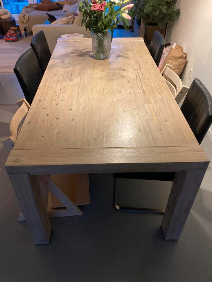 Uitschuifbare eettafel Henders & Hazel Buckley eikenhout, Huis en Inrichting, Tafels | Eettafels, Gebruikt, 50 tot 100 cm, 150 tot 200 cm