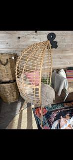 Rotan stoel, Huis en Inrichting, Stoelen, Ophalen, Bruin, Riet of Rotan, Zo goed als nieuw