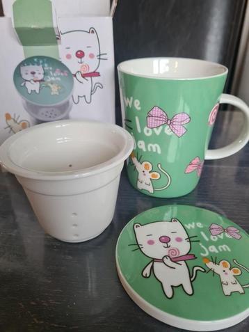 Royal Tea - teacup with filter - 300ml beschikbaar voor biedingen