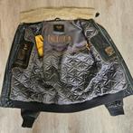 PME Legend Hudson Bomber buffel Leren jas (XXL) nieuwstaat, Kleding | Heren, Jassen | Winter, Zwart, Overige maten, Ophalen of Verzenden