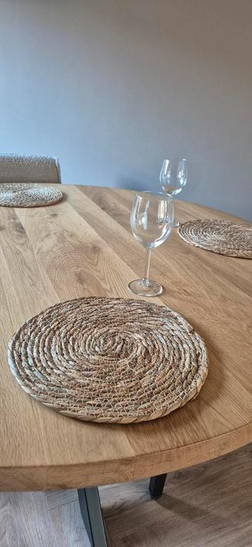 6 stuks nieuwe rotan placemats,  dia 30cm beschikbaar voor biedingen