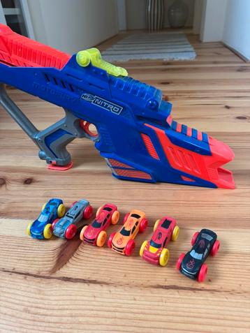 Nerf Nitro Motofury Rapid Rally met 6 autootjes beschikbaar voor biedingen