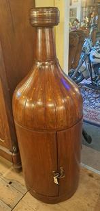 Unieke houten huisbar of bar in de vorm van een fles 155 cm, Huis en Inrichting, Barren, Ophalen