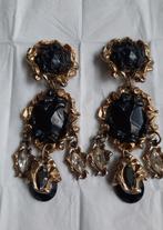 Zeldzaam! Kalinger costume jewelry oorclips jaren 80, Sieraden, Tassen en Uiterlijk, Oorbellen, Met kristal, Overige materialen