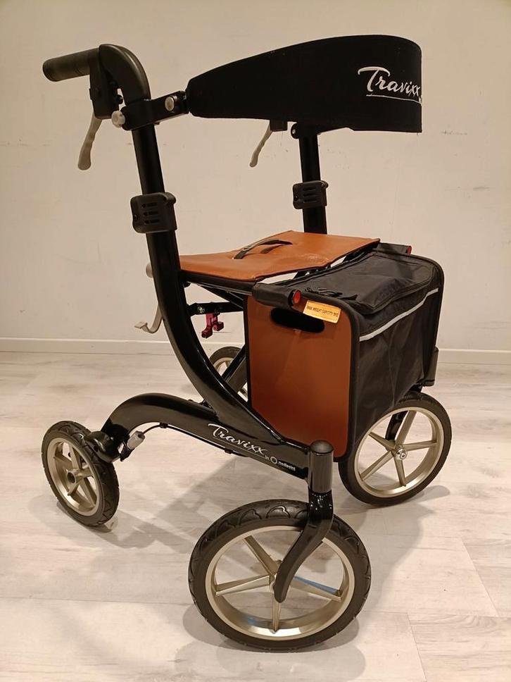 Travixx Traveller Small rollator incl Servicebeurt ZGAN., Diversen, Rollators, Zo goed als nieuw, Lichtgewicht, Opvouwbaar, Ophalen of Verzenden