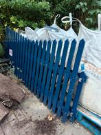 2x hardhouten draaipoort, hek, poort, Ophalen, Met poort, Gebruikt, Tuinhek
