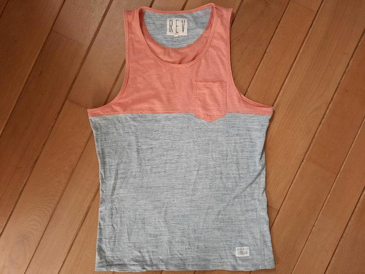 REV hemd oranje grijs maat M - nieuw -, Kleding | Heren, T-shirts, Nieuw, Oranje, Ophalen of Verzenden