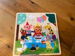 Djeco houten puzzel 25 stukjes, Kinderen en Baby's, Speelgoed | Kinderpuzzels, Gebruikt, 10 tot 50 stukjes, Ophalen of Verzenden
