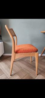 Vintage design eetkamerstoelen Edmund Homa, Gebruikt, Bruin, Vintage, Ophalen of Verzenden