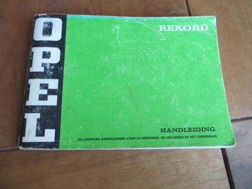 Instructieboek Opel Rekord D 1974 + Coupe + Caravan beschikbaar voor biedingen