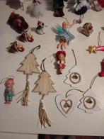 Diverse kerstballen kersthangers poes hond elf sneeuwpop, Ophalen of Verzenden, Gebruikt