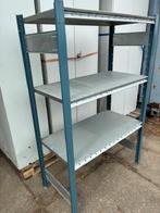 Lage metalen stelling, Huis en Inrichting, Kasten | Stellingkasten, Gebruikt, Niet ingevuld, Niet ingevuld, Ophalen