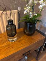 Dutz Vaas en Pot - Stijlvol Duo, Huis en Inrichting, Zwart, Ophalen of Verzenden, Minder dan 50 cm, Glas