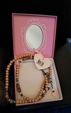 Leuke Ketting met Houten Kralen Blond Amsterdam, Bruin, Nieuw, Ophalen of Verzenden, Overige materialen