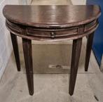 Houten side table met lade 81 x 40 x h72,5 cm *a, Huis en Inrichting, Tafels | Sidetables, Ophalen, Gebruikt, 50 tot 100 cm, 25 tot 50 cm